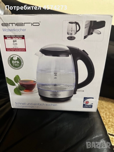Чайник emerio, снимка 1