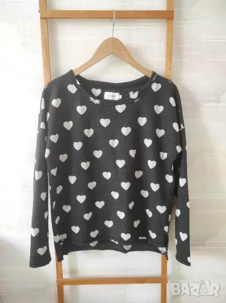 Дамска блуза на сърца Only, снимка 1