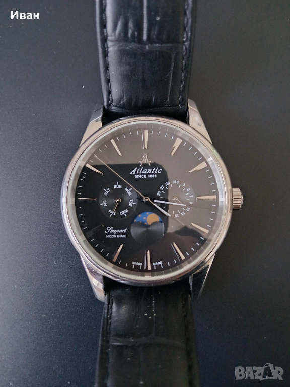 Часовник Atlantik Seaport Moonphase, снимка 1