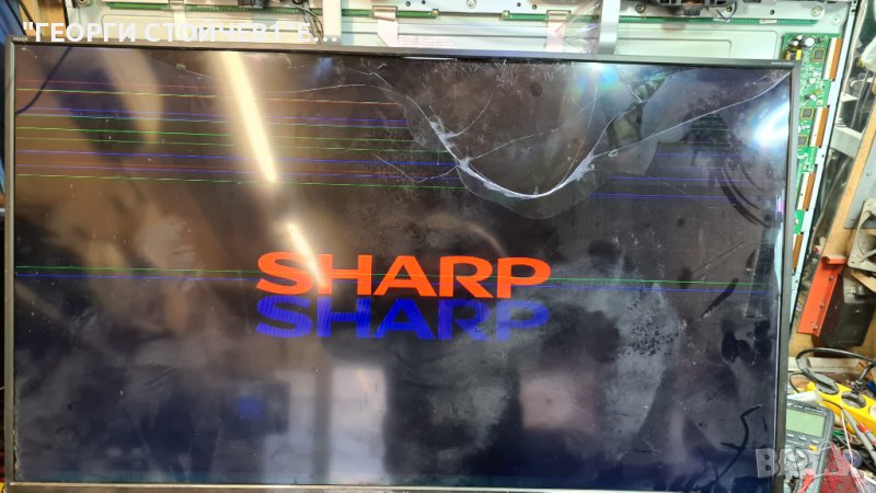 LC-49UI7352E СЪС СЧУПЕНА МАТРИЦА, снимка 1