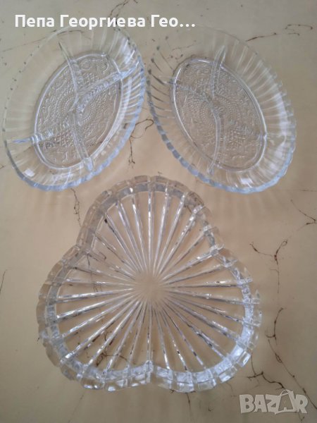 Стъклени чинии, снимка 1