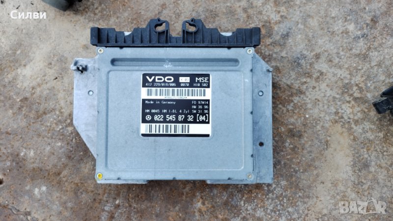 Компютър за управление на двигател от Мерцедес Ц180 1,8 122кс за MercedesC180 W202 ECU 022 545 87 32, снимка 1