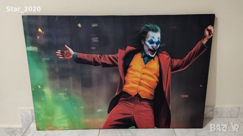 Светеща картина с LED осветление - Joker 4, снимка 1