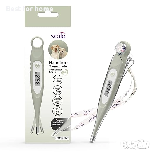 Термометър за домашни любимци SC 1505 flex с гъвкав връх , снимка 1