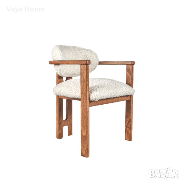 Трапезен стол, Loft, Дървен, снимка 1