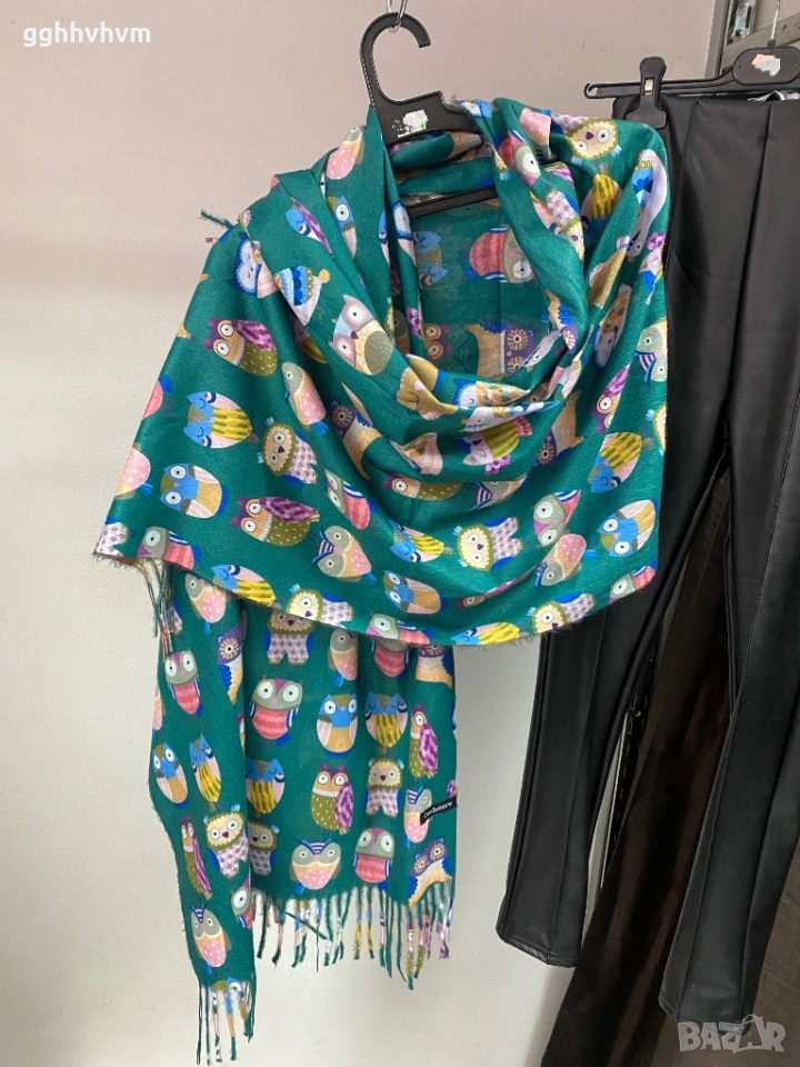Шал 100% кашмир, снимка 1