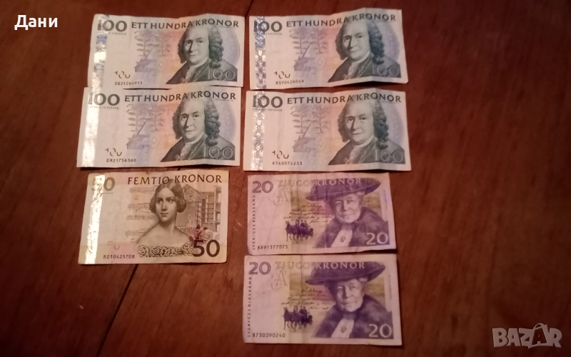Шведски крони - излезли от употреба, снимка 1