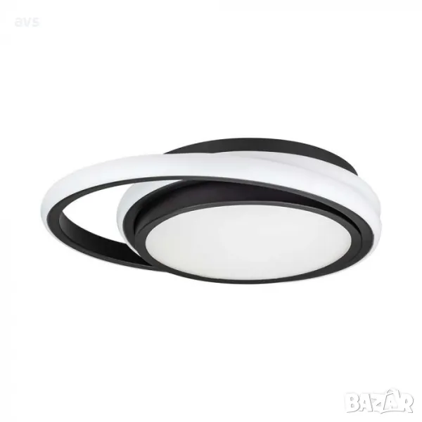 LED плафон кръгъл 24W 4000K VT-7783 V-TAC черен, снимка 1