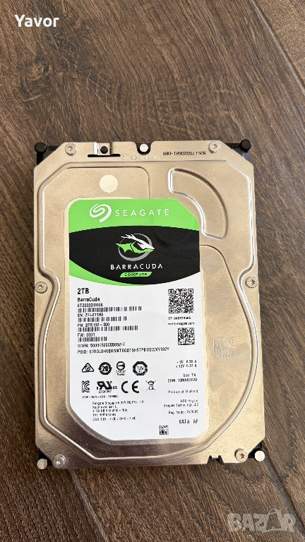 Seagate BarraCuda 2TB (ST2000DM008), снимка 1