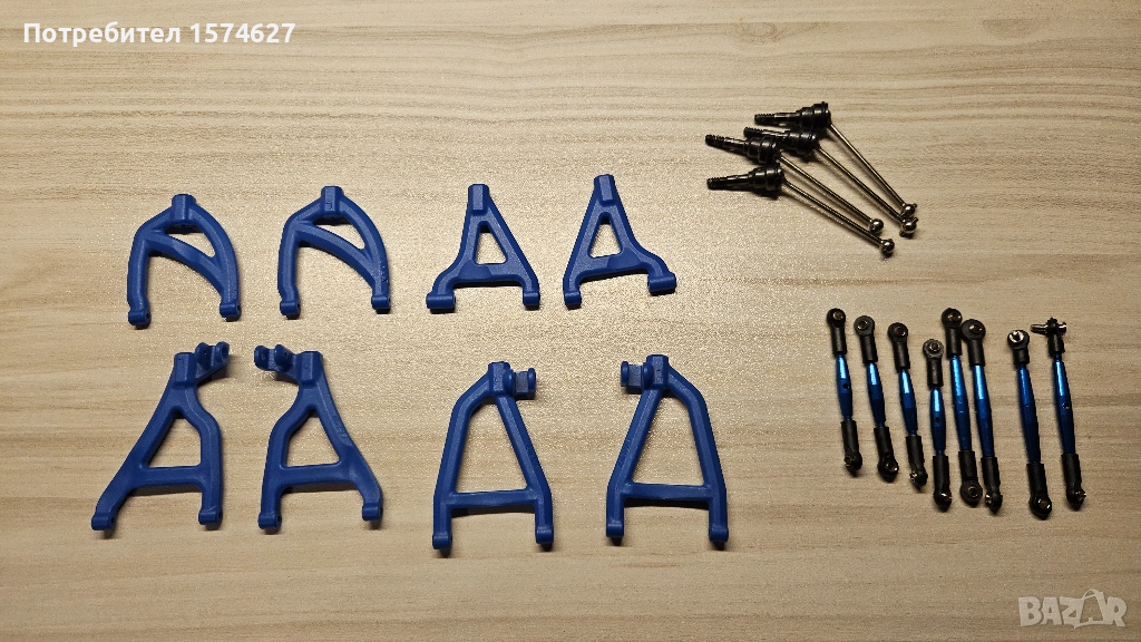 Части за Traxxas Slash / Rally / VXL 1/16, RPM, Steel CVD, Push Rods, снимка 1