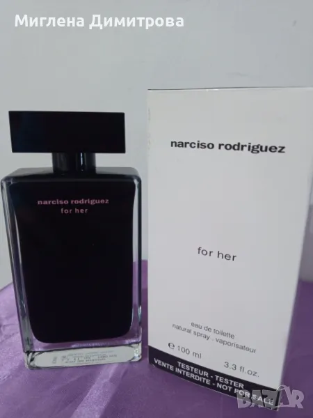 Дамски парфюмен тестер Narciso Rodriguez For Her Eau de Toilette 100 ml, снимка 1