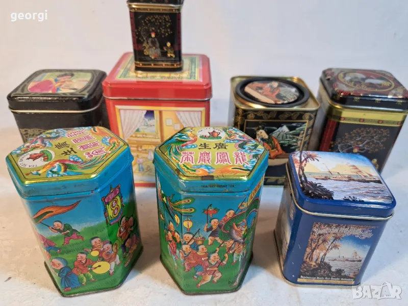 колекция стари кутии за чай  11/3, снимка 1