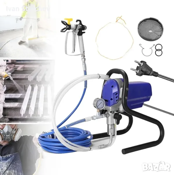 Електрическа помпа с пистолет за боядисване 750w, снимка 1