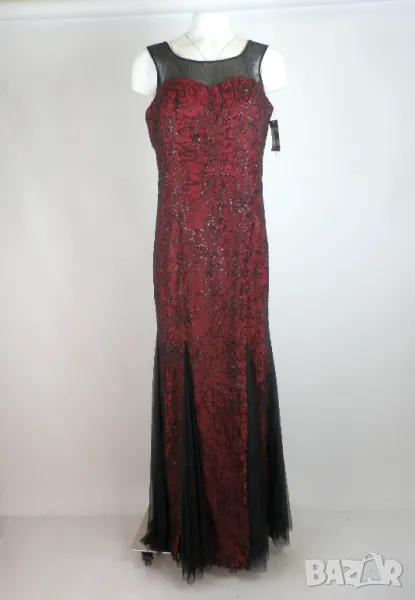 L Дълга рокля за поводи, снимка 1