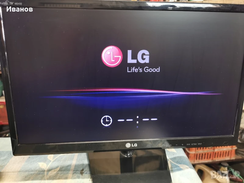Телевизор монитор LG 24''  FULL HD LED, снимка 1