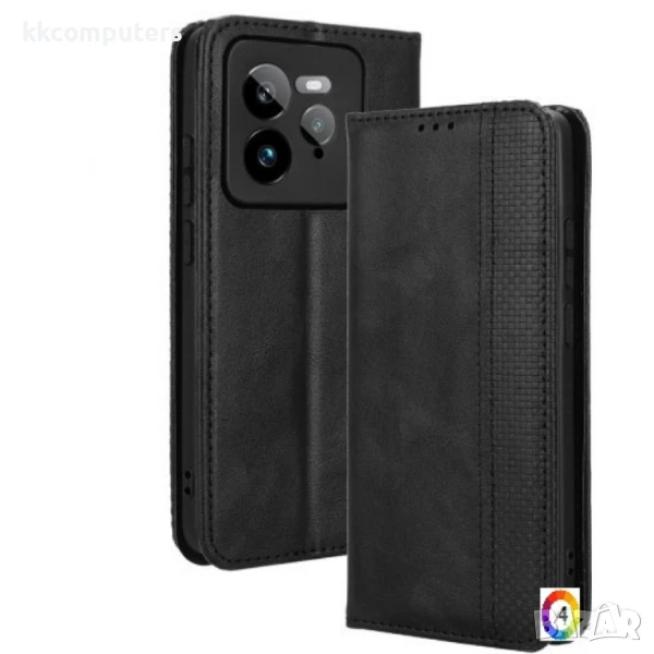 Realme GT 7 Pro 5G Retro Texture Wallet Калъф и Протектор, снимка 1