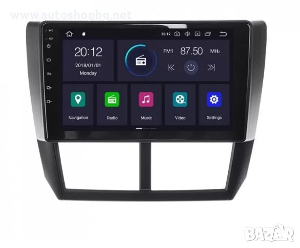SUBARU IMPREZA FORESTER 2008 - 2013 - 9'' НАВИГАЦИЯ, снимка 1
