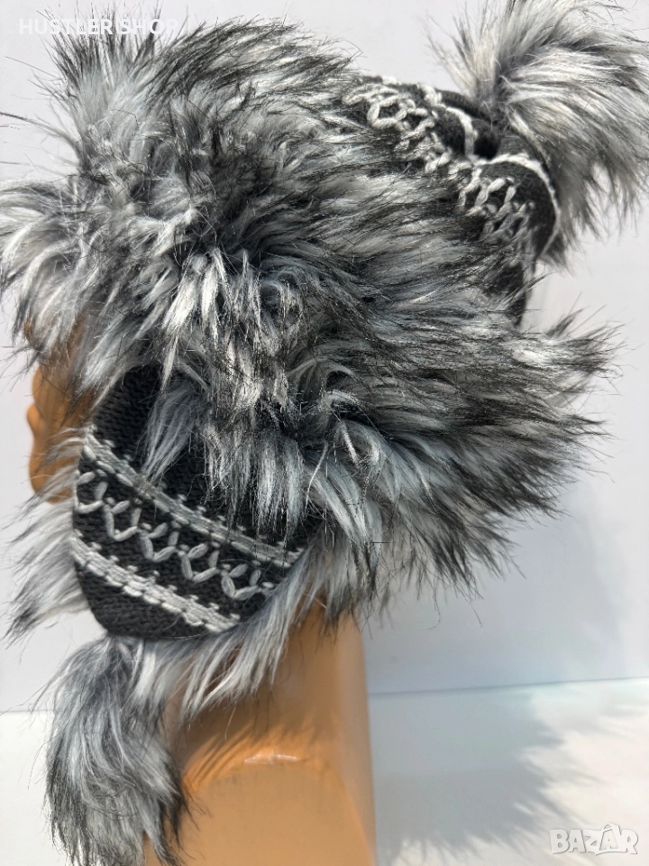Дамска шапка 65% вълна 35% вискоза, снимка 1