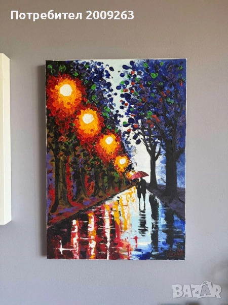 Картина маслени бои 50/34 см , снимка 1