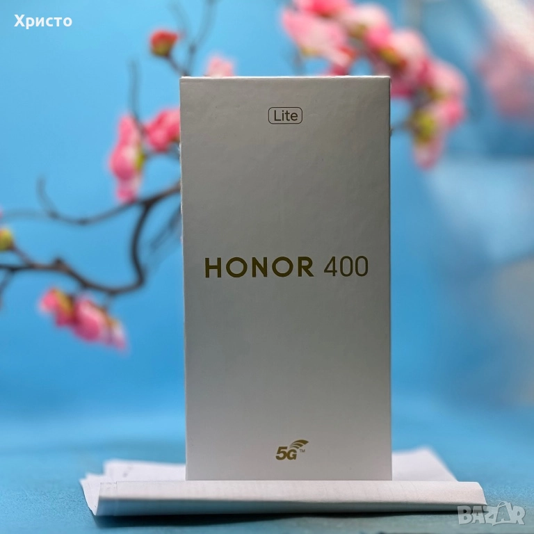 НОВ!!! HONOR 400 Lite, 8GB RAM, 256GB,  Black , снимка 1