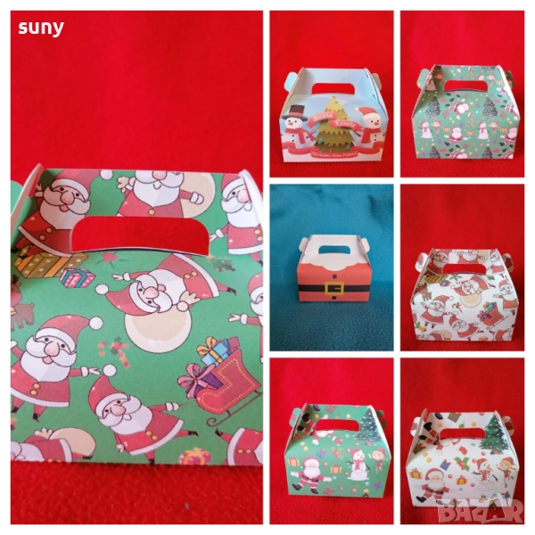 Коледна кутийка за лакомства и подаръци, снимка 1