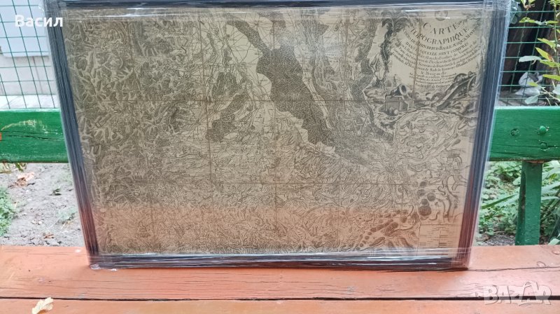 Оригинална френска топографска карта – Jean de Beaurain , снимка 1