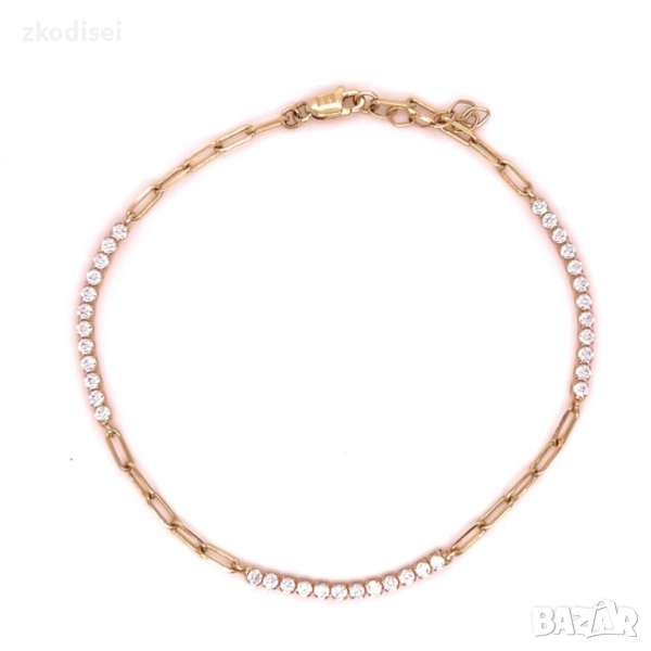 Златна дамска гривна 2,04гр. 20,2см.14кр. проба:585 модел:34373-4, снимка 1