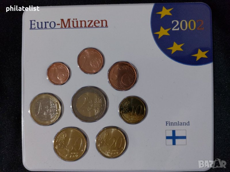 Финландия 1999 - 2001 - Евро сет - комплектна серия от 1 цент до 2 евро, снимка 1