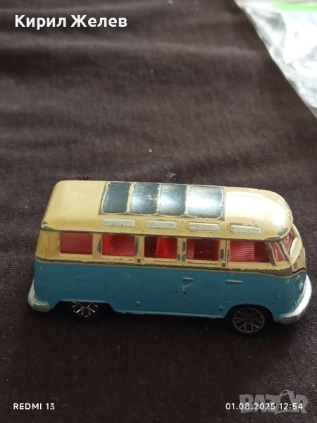 Ретро метален микробус Volkswagen за КОЛЕКЦИЯ ДЕКОРАЦИЯ 28106, снимка 1