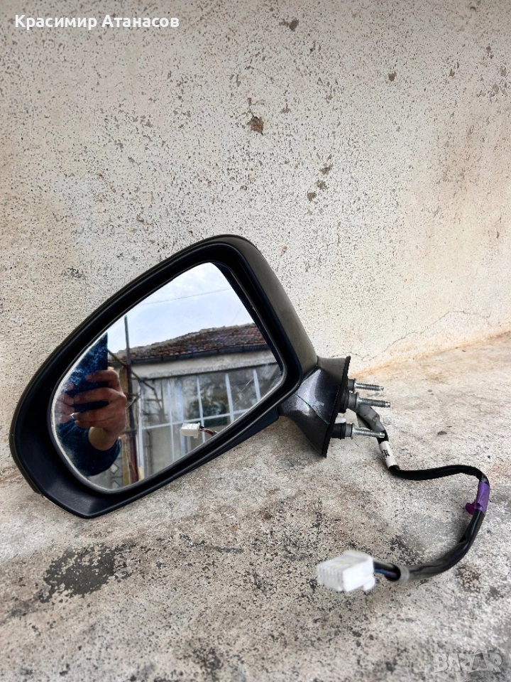 Странично огледало ляво за Тойота Авенсис T27.седан комби. 2009-2014г, снимка 1