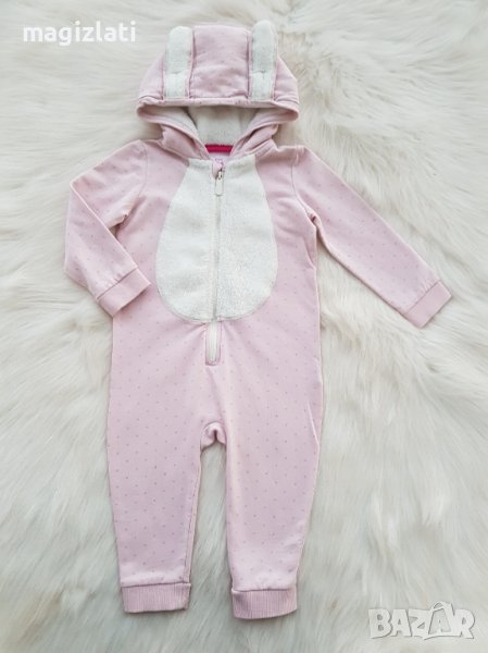 Ватиран гащеризон зайче 12-18 месеца, снимка 1