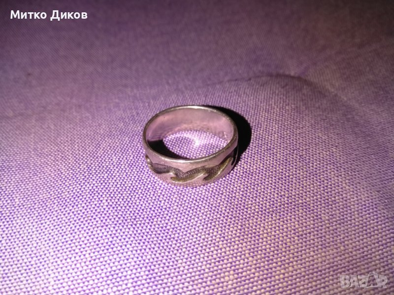 Сребърен пръстен около 5 грама , снимка 1
