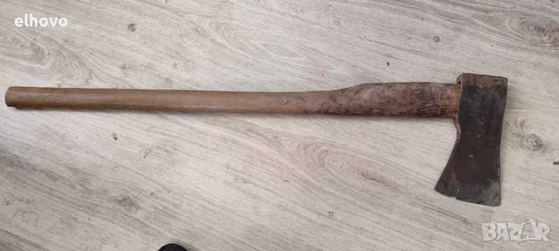Стара брадва с дълга дръжка#29 , снимка 1