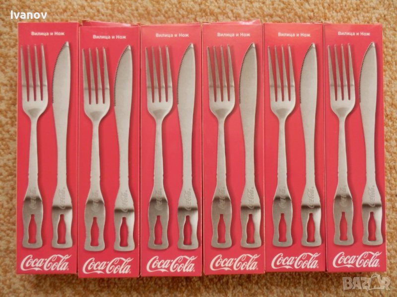 Комплект прибори Кока-Кола, снимка 1