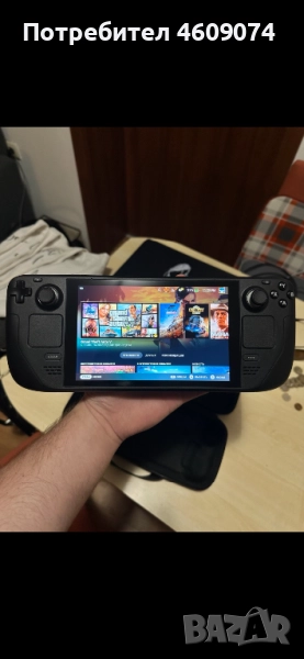 Продавам Steam Deck 64 GB + MicroSD 256 GB, снимка 1