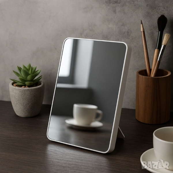 Компактно настолно огледало за перфектна визия навсякъде, снимка 1