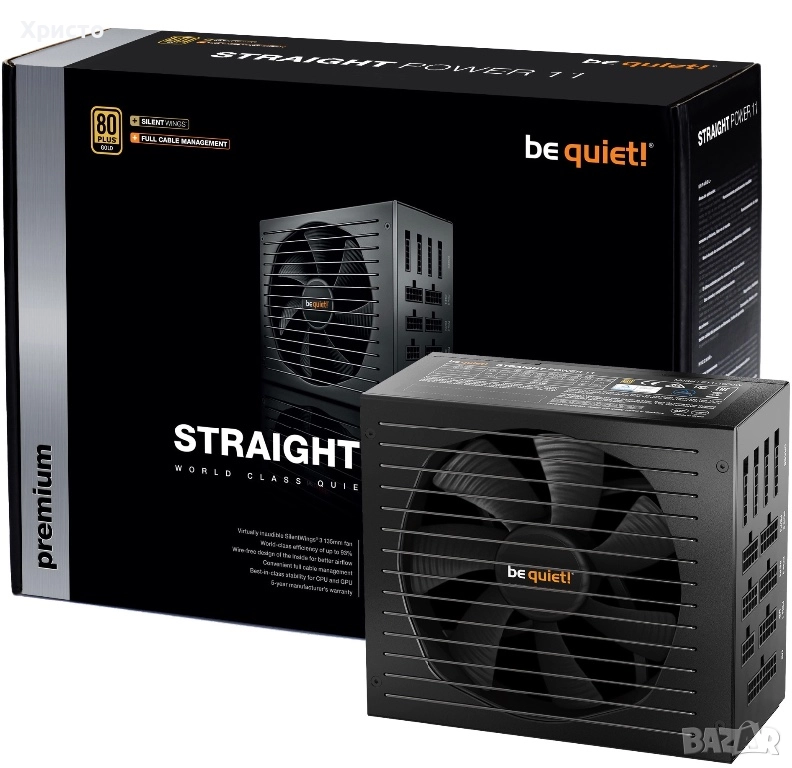 НОВО!!! Захранващ блок be quiet! Straight Power 11, 80 PLUS Gold, 850W , снимка 1