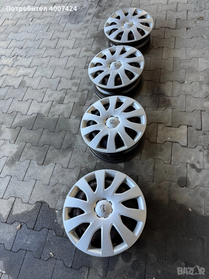 Стоманени Джанти 16ки с тасове , снимка 1