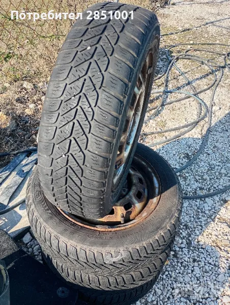 155/65R13..Четири броя с джанти., снимка 1
