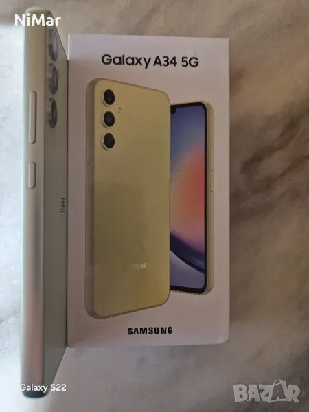 Samsung Galaxy A34 5G 128GB 6GB RAM Dual + SD карта (65GB или 128GB), снимка 1