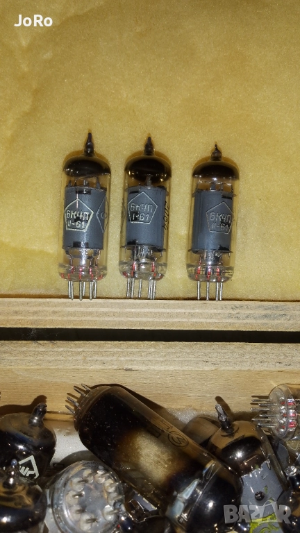Три Радиолампи 6к4п изходни пентоди , снимка 1