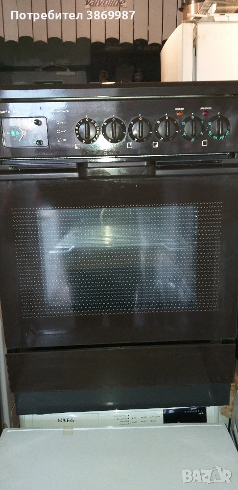 Печка със керамични котлони и вентилатор Privileg , снимка 1