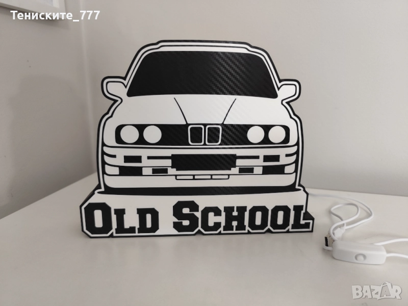 3д лампа BMW E30 OLD SCHOOL, снимка 1