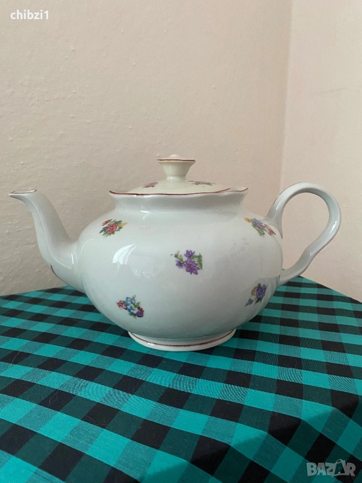 ⚜️Красив български порцеланов чайник - СИП , снимка 1