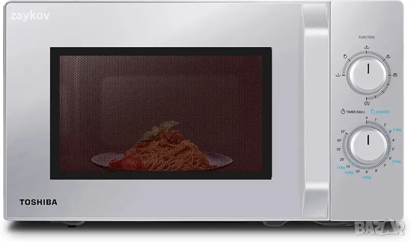 Микровълнова фурна Toshiba MW2-MG20PF(SL) с Crispy Grill и комбинирана функция, снимка 1