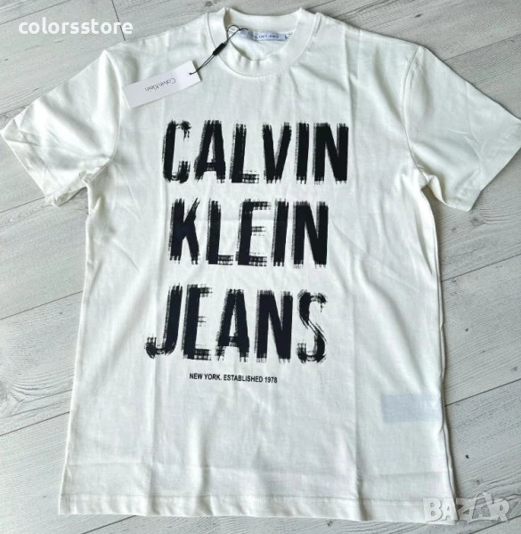 Мъжка бяла тениска Calvin Klein/IM54n, снимка 1