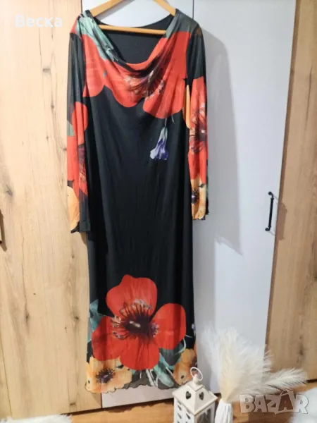 Красива цветна рокля 4ХЛ, снимка 1