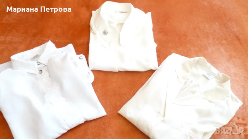 Дамски копринени блузи - 3  броя, снимка 1