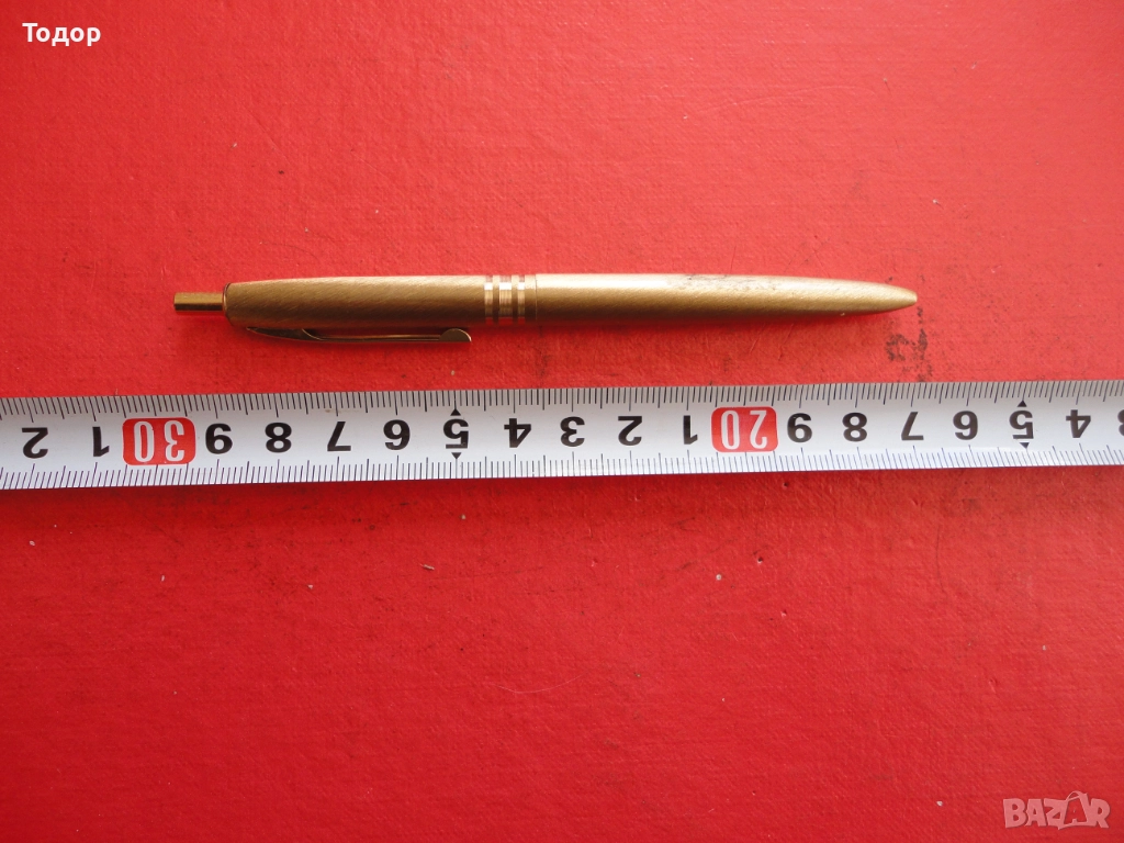 Позлатен химикал химикалка Wings USA, снимка 1