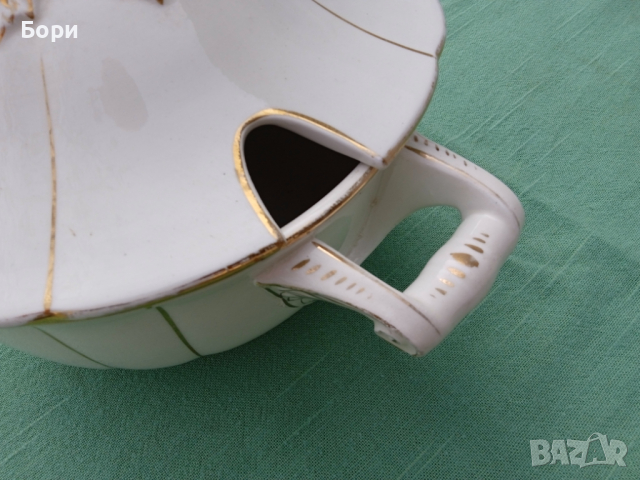 Стар немски порцеланов супник, снимка 12 - Чинии - 36260917